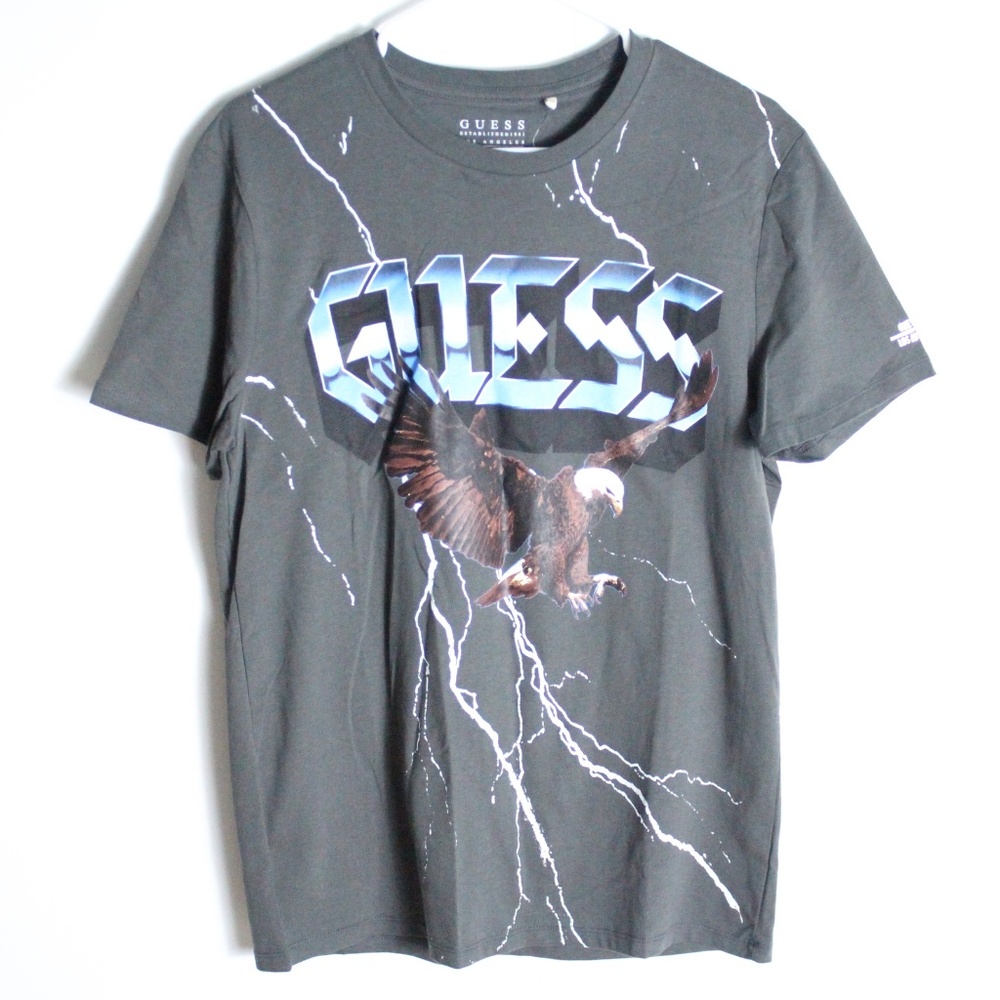 GUESS X A$AP Rocky Lightning Eagle Tee Medium
